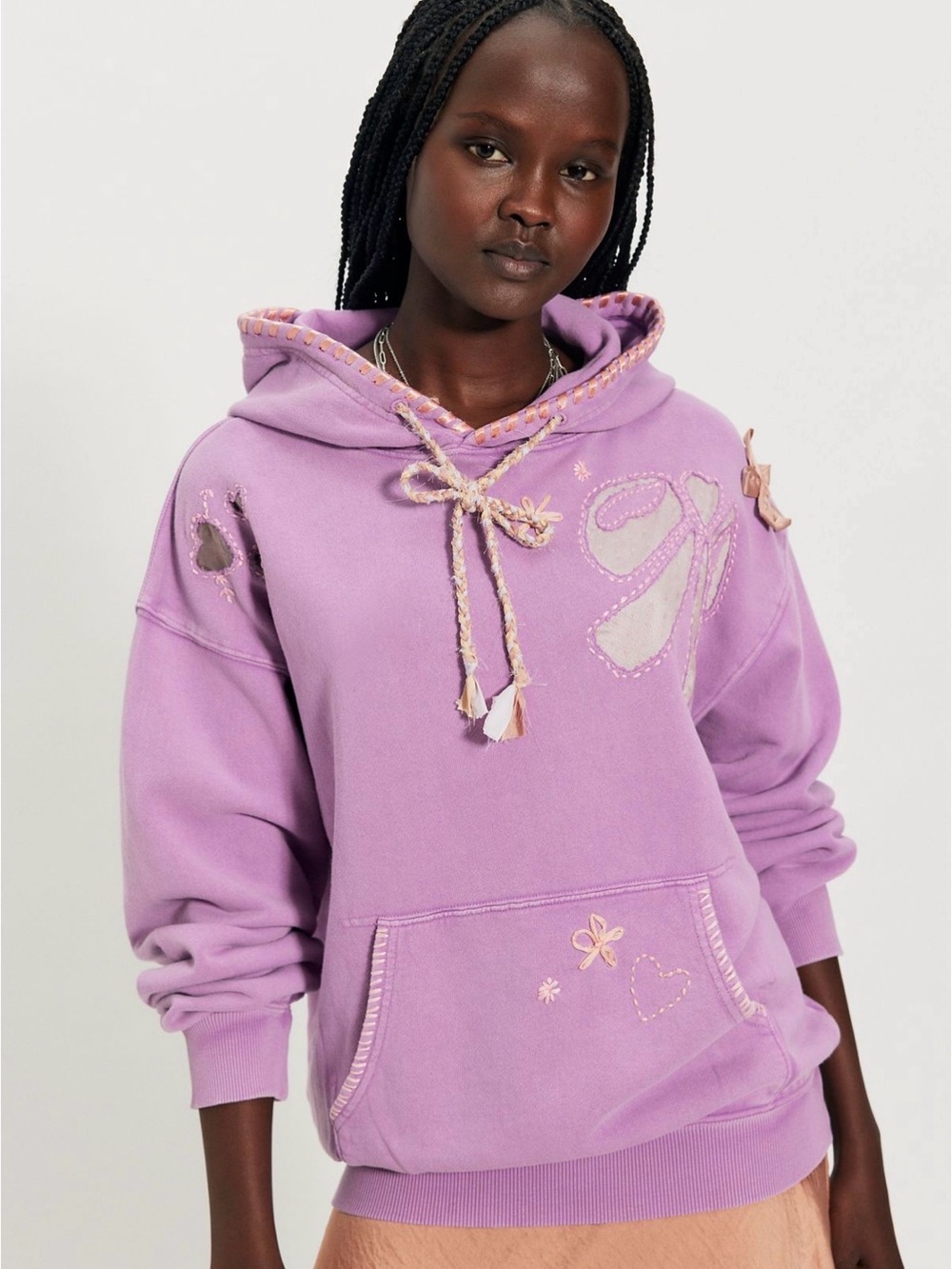 Free People Love Letters Hoodie (NWOT)